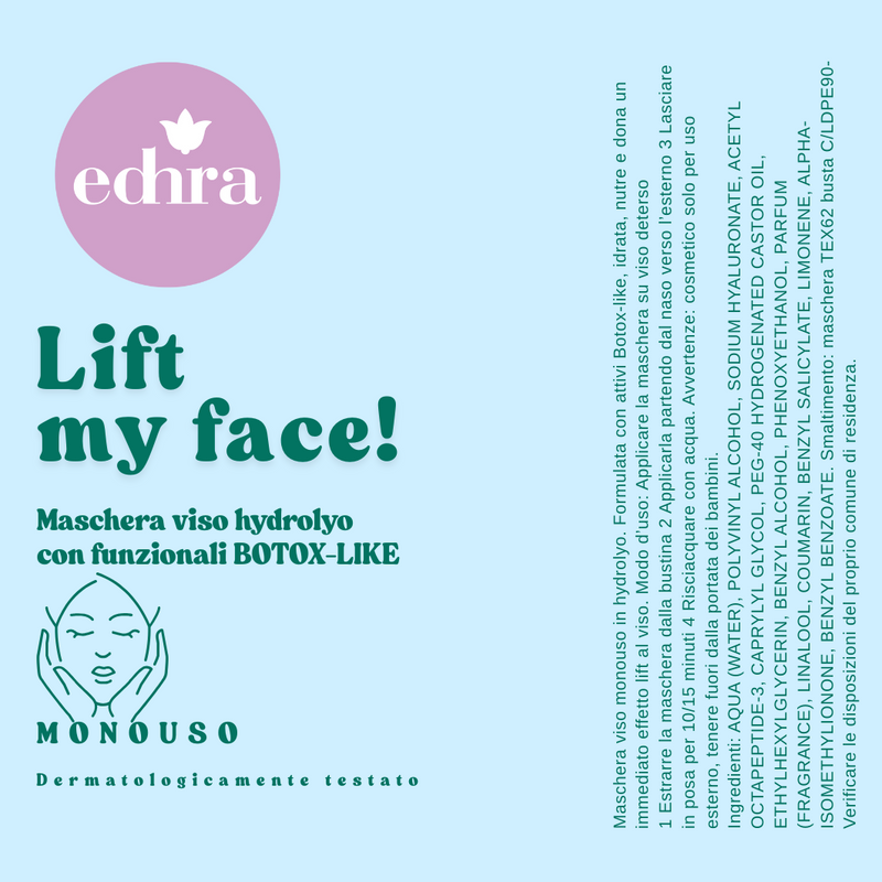 Lift My Face! Maschera viso Hydrolyo